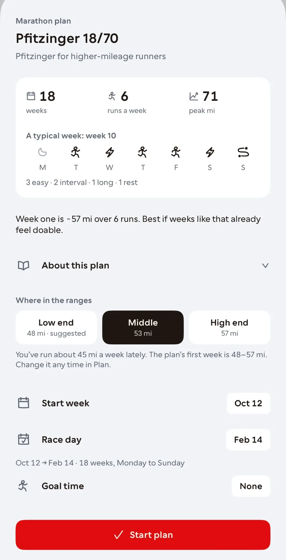 Picking a plan