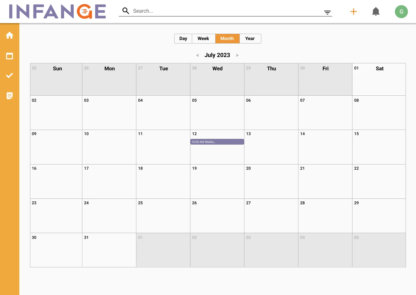 Infange, screenshot