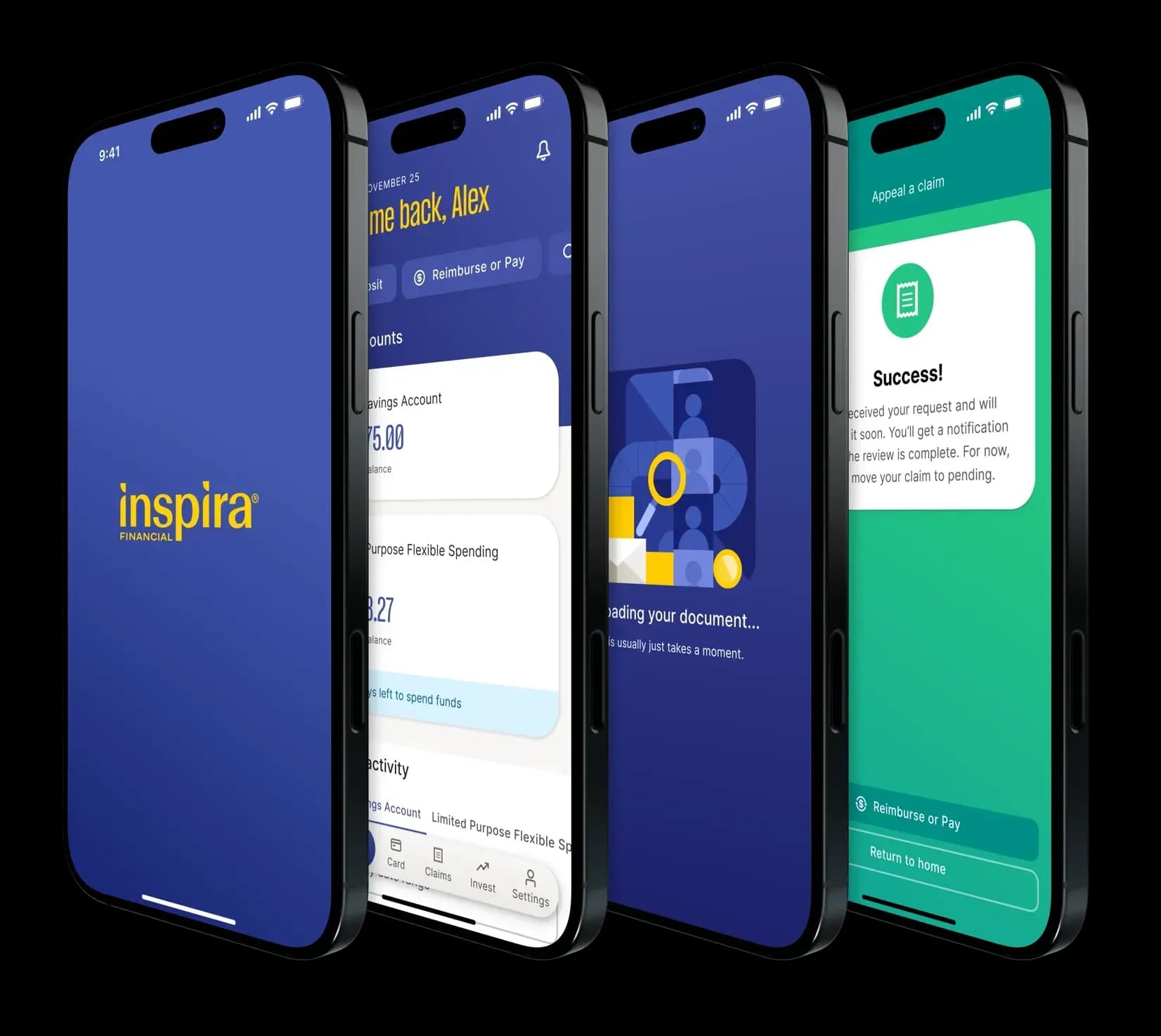 Inspira Mobile App, screenshot